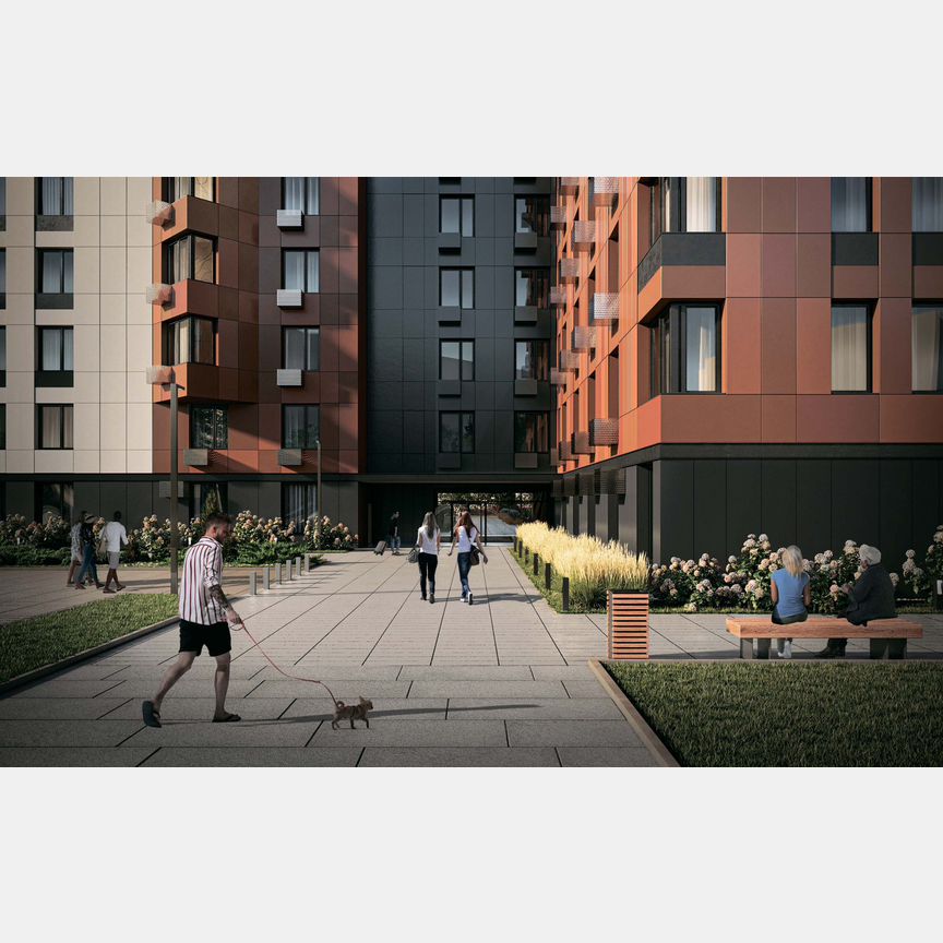 1-к. апартаменты, 41,7 м², 8/9 эт.