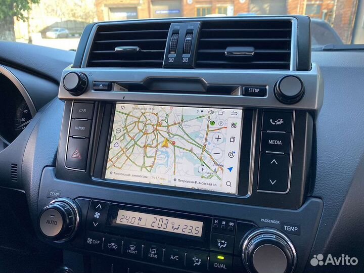 Блок Android Toyota Prado