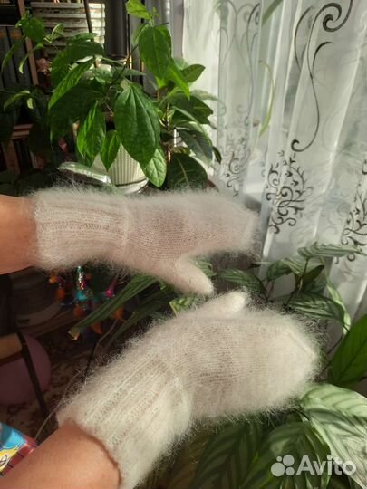 Варежки пуховые