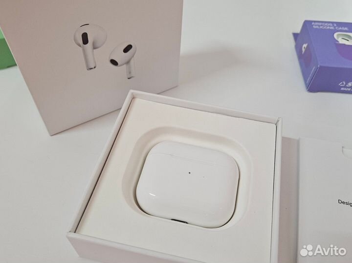 Беспроводные наушники Apple Airpods 3 + Чехол