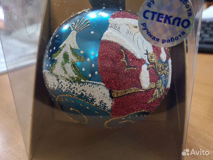 Елочный шар стекло