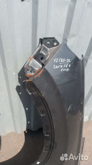 Крыло переднее левое Hyundai Santa Fe 4