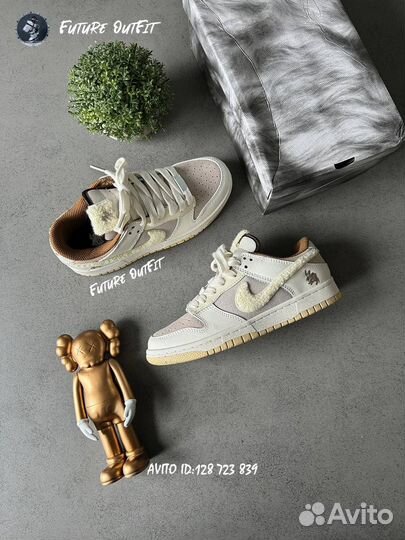 Кроссовки Nike dunk low зайчики