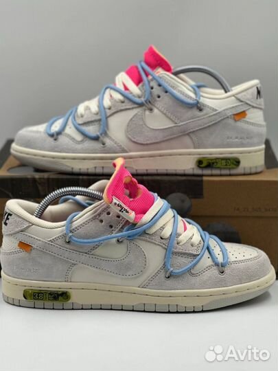 Кроссовки Nike Low Dink Off-White Демосезон