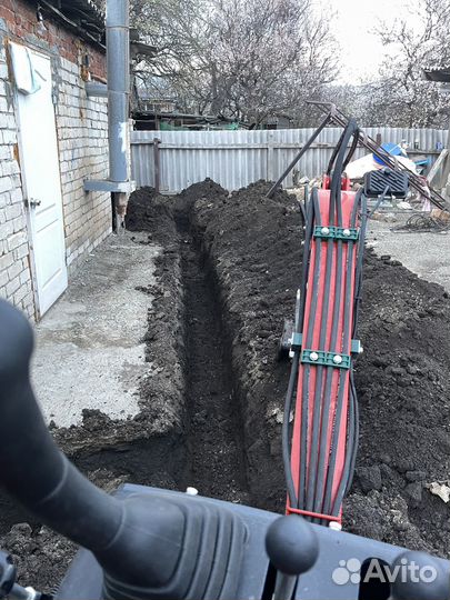 Услуги миниэкскаватора