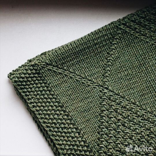 Плед детский вязаный