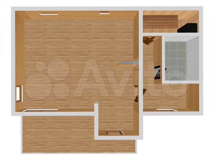 Дом 45 м² на участке 6 сот.