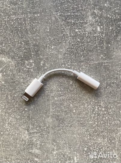 Переходник Apple Lightning на 3.5 jack Оригинал