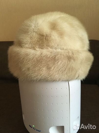Шапка норковая натур состояние отличное