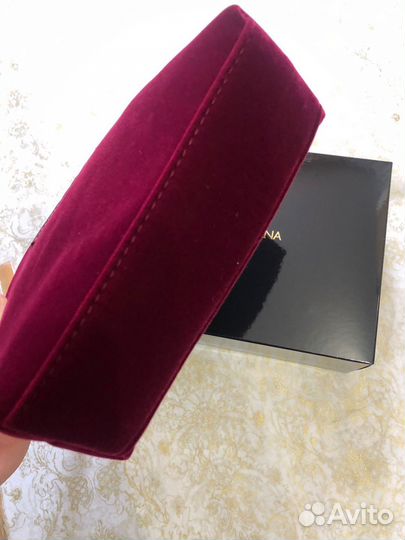 Косметички бордовая Dolce&Gabbana