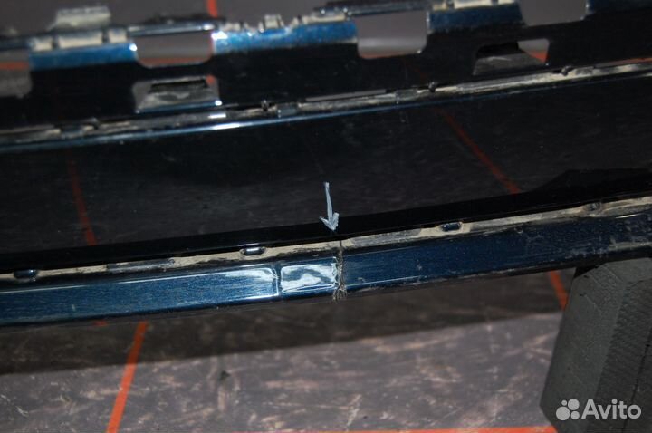 Бампер задний, нижний - Volkswagen Touareg 2