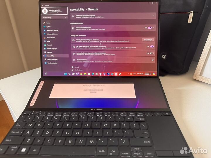Asus zenbook duo 14 pro