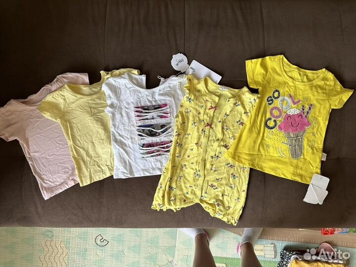 Вещи пакетом на девочку 74 размера