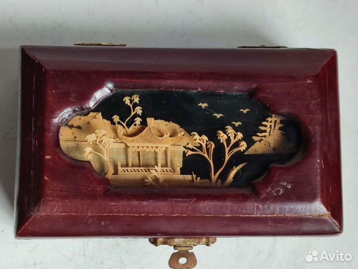 Шкатулка.Китай.резьба