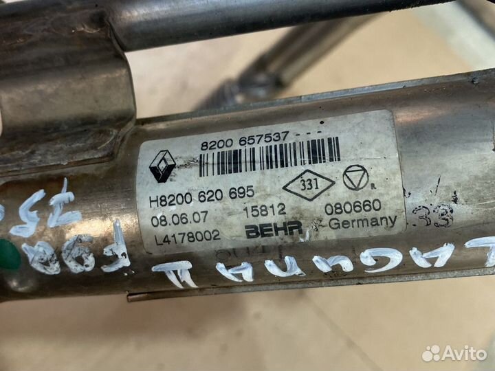 Радиатор системы EGR Renault Laguna ll 1.9dci F9Q