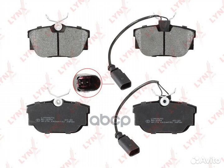 Колодки тормозные задние BD-8054 lynxauto