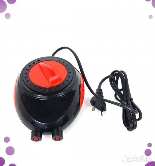 Компрессор двухканальный для аквариума новый