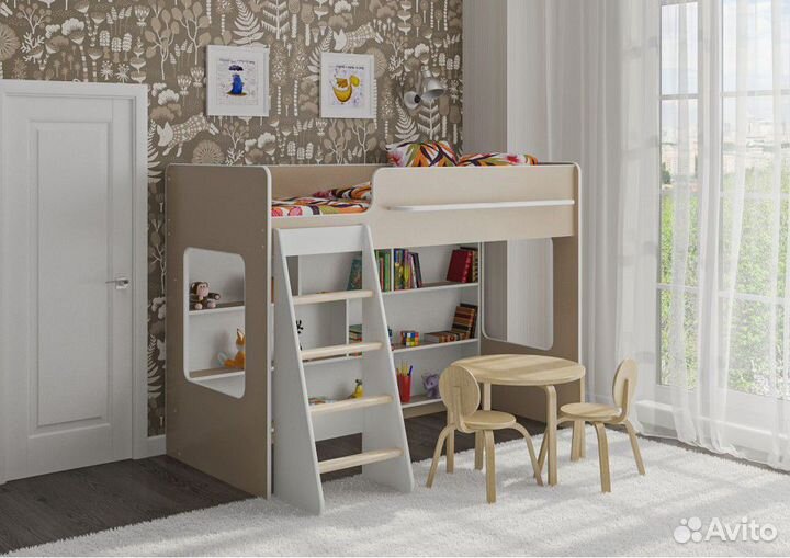 Кровать чердак