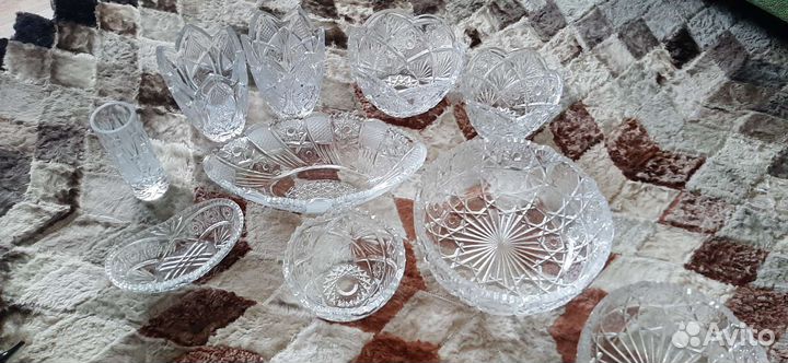 Вазы хлусталь СССР