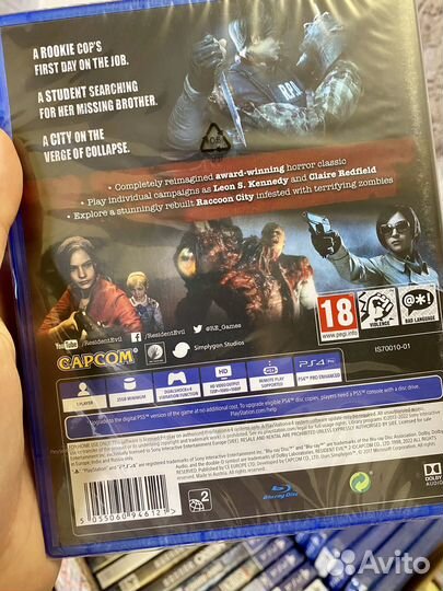 Resident Evil 2 Remake(новые) PS4/PS5
