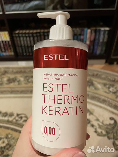 Кератиновая маска для волос estel thermokeratin
