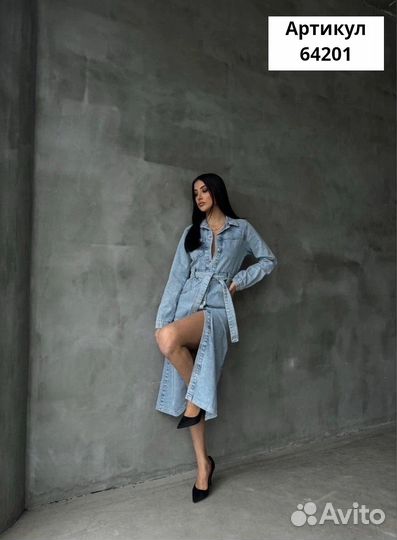 Платье джинсовое