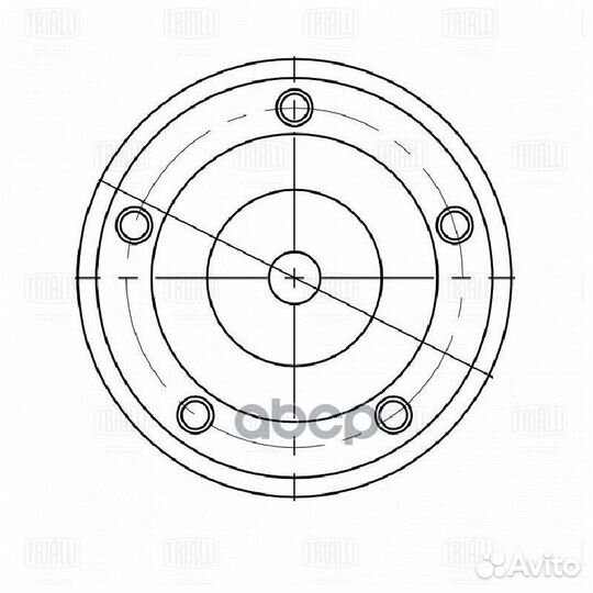 Ролик грм для а/м VW Transporter (90) 2.4i (оп