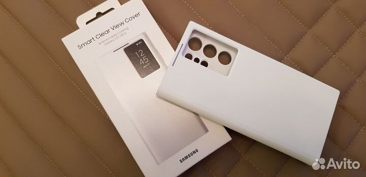 Новый чехол-книжка для samsung S22 Ultra оригинал