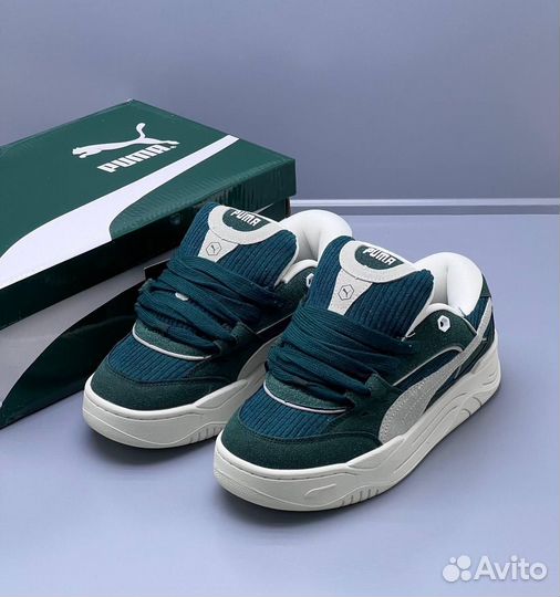 Puma 180 Corduroy Green White (Арт.53734)