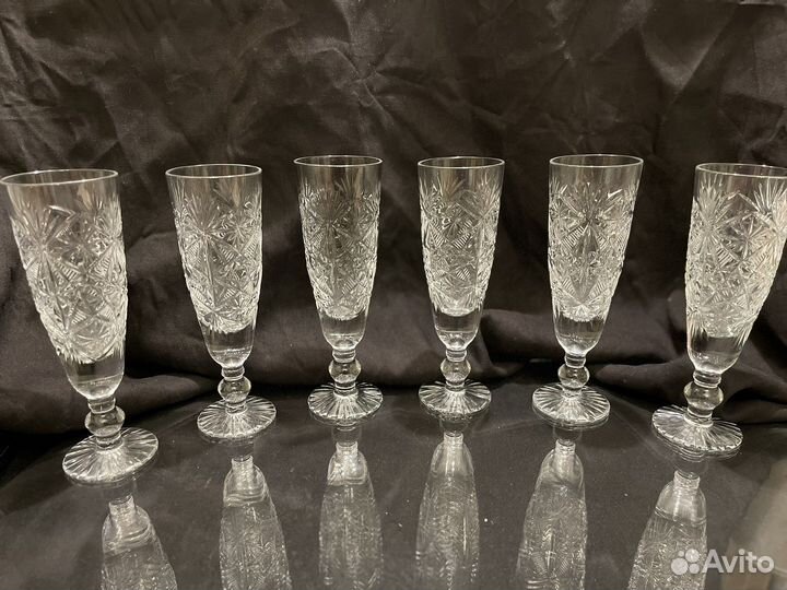 Набор фужеров 6шт хрусатль
