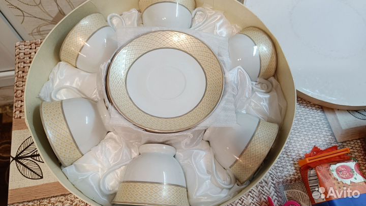 Сервиз чайный adamff новый