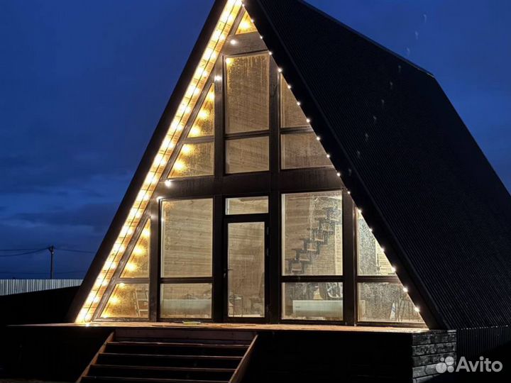 Каркасный дом а фрейм