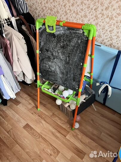 Детский стол и стульчик ника+магнитная доска