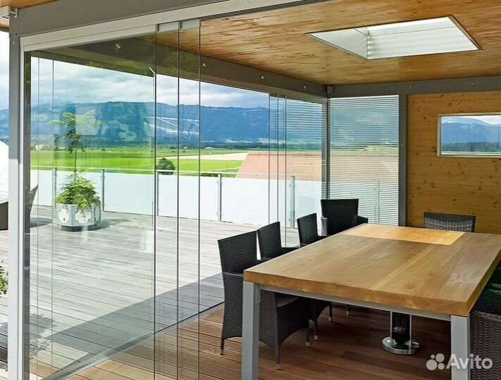 Безрамное остекление