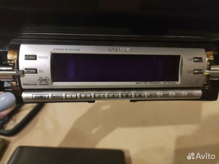 Панель для автомагнитолы sony