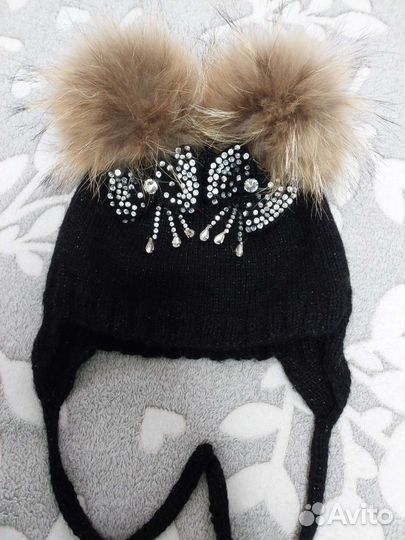 Шапочки на девочку 52-54