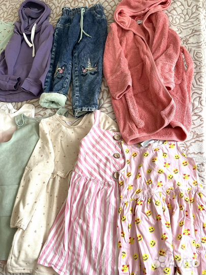 Одежда пакетом на девочку 110 116