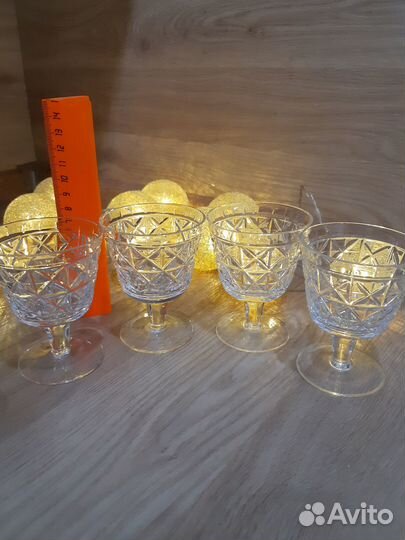 Рюмки фужеры хрусталь СССР