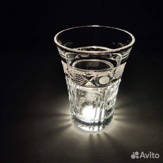 Набор хрустальных стопок Колокольчик 6шт 75мл