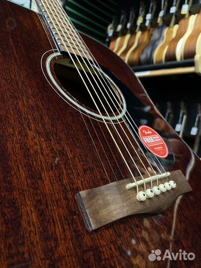 Fender CD 60S Mahogany массив красного дерева
