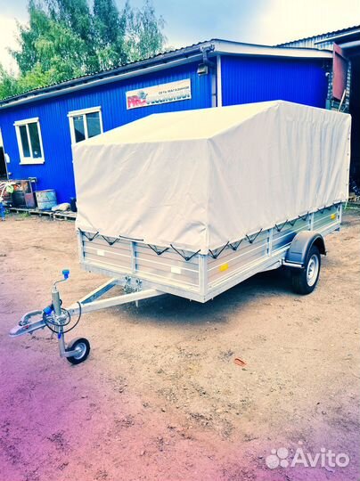 Прицеп на легковой автомобиль с тентом