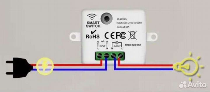 Реле 220 В (радиоканал)
