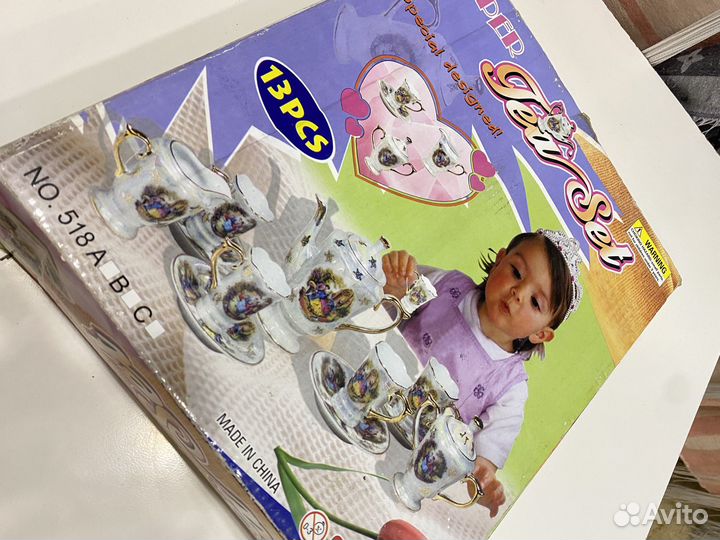 Набор детской посуды керамика