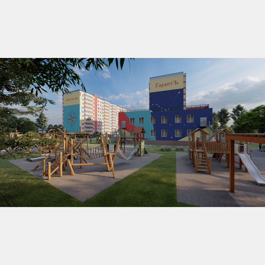 2-к. квартира, 65,3 м², 1/10 эт.