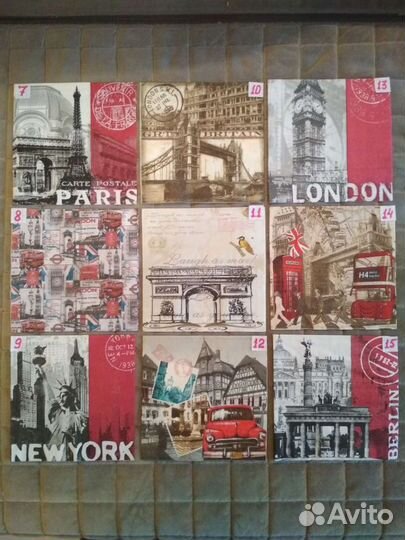 Салфетки для декупажа, ручная работа