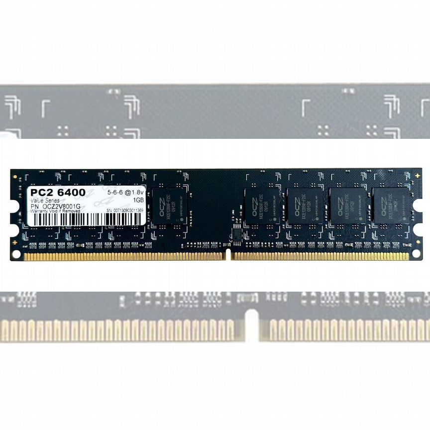 [OCZ2V8001G] Оперативная Память Ocz Ddr2 1gb Ocz2v8001g