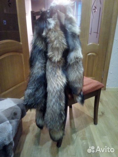 Шкурки енота выделанные