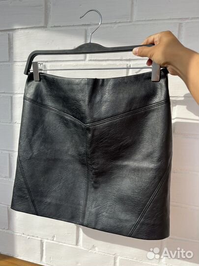 Кожаная юбка hm