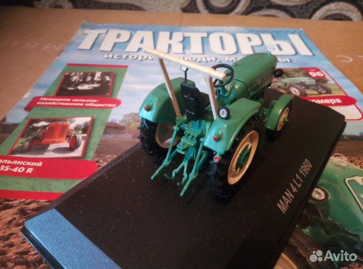Модель трактора 1 43 MAN 4L1 Немецкий мини-трактор