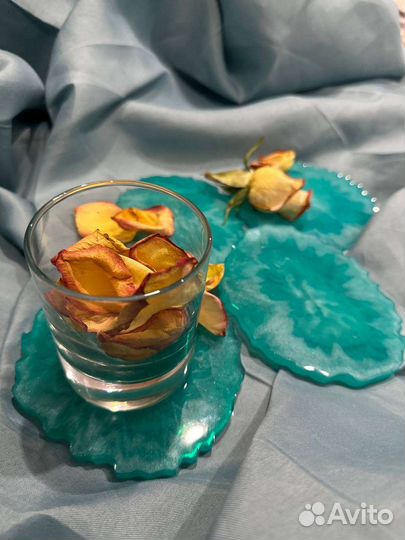 Набор подставок из эпоксидной смолы